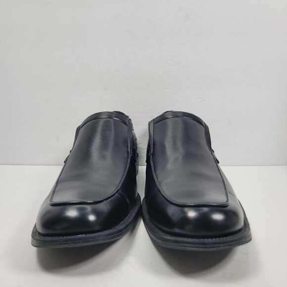 Perry Ellis Portfolio Pete Men\'s Black Leather Slip-On Loafers Shoes US Size 12 main image 4